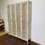 Antico armadio guardaroba in ferro 1930 Liberty industrial laccatura originale. Mis 190 x 138 x33