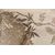 Tessuto beige e nocciola "ramages" - T/202 -