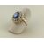 Anello oro giallo 18 kt con smalto