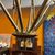 Lampadario anni 50 Design a  luci Modernariato in ottone dorato . Chandelier . 