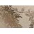 Tessuto beige e nocciola "ramages" - T/202 -