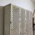 Antico armadio guardaroba in ferro 1930 Liberty industrial laccatura originale. Mis 190 x 138 x33