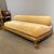 Antico divano chaise longue in noce neorinascimentale fine 800 . restaurato mis 200 x cm 90 
