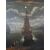 Grande marina in notturna  del '600 con velieri, personaggi e Golfo, Salvator Rosa