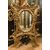 specc254 - silver / gilt carved wooden mirror, cm 123 xh 172     