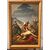 Dipinto olio su tela raffigurante scena della Via Crucis.