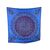 HERMES Foulard Vintage in Seta Col. Blu Carre 90
