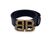 GUCCI X BALENCIAGA Cintura in Pelle Col. Nero BB Belt