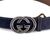 GUCCI Cintura in Camoscio Col. Blu GG Buckle