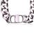 DIOR Bracciale in Metallo Col. Argento Gourmette
