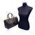 CHRISTIAN DIOR Borsa a Mano Vintage in Cotone Col. Grigio M