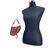 DIOR Borsa a Mano in Velluto Col. Rosa Saddle S