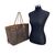 LOUIS VUITTON Borsa Shopper in Tela Col. Marrone Neverfull L