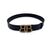 GUCCI X BALENCIAGA Cintura in Pelle Col. Nero BB Belt