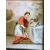 Dipinto su vetro raffigurante San Luigi Gonzaga.