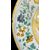 Piatto in maiolica con motivi vegetali e simbolo mariano.Manifattura Manardi.Bassano.
