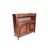 Credenza francese stile Provenzale in noce e radica di noce del 1700 con intagli e vano a giorno