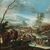 Christian Reder (Lipsia 1656 - Roma 1729) - La partenza dei soldati dal forte.