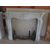 CAMINO IN MARMO BIANCO DI CARRARA STILE LUIGI XV EPOCA 800 FRANCIA cm L136xP37xH108