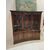Vetrina curva stile vittoriano Inglese H 182 178x45