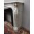 CAMINO SCOLPITO STILE LUIGI XV IN MARMO BIANCO CARRARA EPOCA PRIMI 800 FRANCIA cm L162xP42xH108