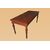 Tavolo rustico francese in rovere con cassetto del 1800 