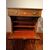 Davenport inglese stile Vittoriano del 1800 in palissandro con intarsi floreali