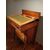 Davenport inglese stile Vittoriano del 1800 in palissandro con intarsi floreali