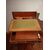 Davenport inglese stile Vittoriano del 1800 in palissandro con intarsi floreali