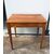 Blond walnut coffee table with one drawer, Directory period.     