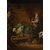 Cortile con natura morta di animali e frutta, Adriaen de Gryef (Leida 1657 - Bruxelles 1722) Firmato 'A Gryeff f’(ecit) - al centro sulla sinistra