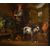 Cortile con natura morta di animali e frutta, Adriaen de Gryef (Leida 1657 - Bruxelles 1722) Firmato 'A Gryeff f’(ecit) - al centro sulla sinistra