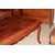 Tavolo allungabile provenzale di inizio 1900 in legno di ciliegio con piano parquettato
