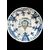 Piatto in maiolica con decoro alla ‘rouen’ e stemma. Firma Luigi Levantino.Savona.
