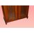 Vetrina 2 ante Nord Europa stile Biedermeier del 1800 in legno di noce