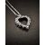 Pendente  cuore  con  Diamanti. 
