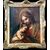 Dipinto olio su tela raffigurante Madonna con Gesu’Bambino.Scuola emiliana.