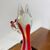Scultura vetro Murano - Cane vintage anni 70 . H 31 .