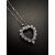 Pendente  cuore  con  Diamanti. 