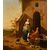 Scena galante all’ingresso di una locanda, Jan Vermeer d'Utrecht (Schoonhoven, vers 1630 - 1692) seguace