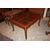 Tavolo allungabile provenzale di inizio 1900 in legno di ciliegio con piano parquettato