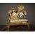 Orologio da tavolo francese del 1800 con raffigurato personaggio femminile