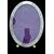 Cornice portaritratti in argento con decoro floreali.Punzone Sterling.Stati Uniti