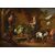 Cortile con natura morta di animali e frutta, Adriaen de Gryef (Leida 1657 - Bruxelles 1722) Firmato 'A Gryeff f’(ecit) - al centro sulla sinistra