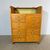 Antico mobile schedario a serrandina anni 50 faggio . 8 cassetti  restaurato . Mis  113 x 76 . h 137