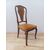 Sedia chippendale in faggio tinto noce - anni 40-50