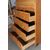 Antico mobile schedario a serrandina anni 50 faggio . 8 cassetti  restaurato . Mis  113 x 76 . h 137