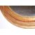 Specchiera ovale Luigi XV del 1800  francese dorata con cimasa foglia oro