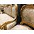 PANC159 - Salotto in legno dorato, epoca '800, misure diverse