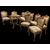 PANC159 - Salotto in legno dorato, epoca '800, misure diverse